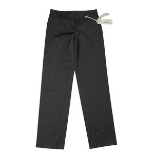Andrea Rosati Sateen Straight Leg Low Rise Trouser Pants US 8 TG 42 Italy NWT‎